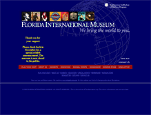 Tablet Screenshot of floridamuseum.org